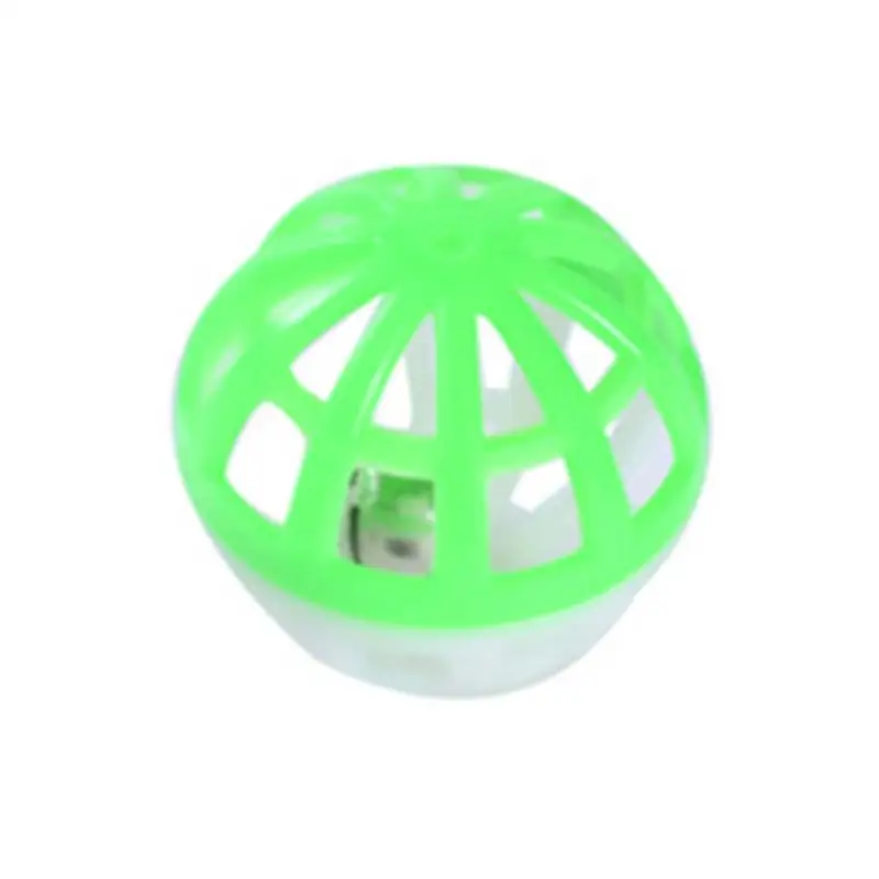 Pelota de campana de juguete para gato, juego de 10 piezas, pelota Vocal de dos colores para loro, pájaro, hámster, juguete Universal de plástico no tóxico - imagen 4
