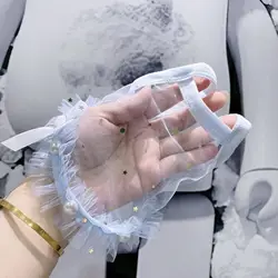 Camiseta sin mangas malla peluche para perros pequeños tirantes lazo