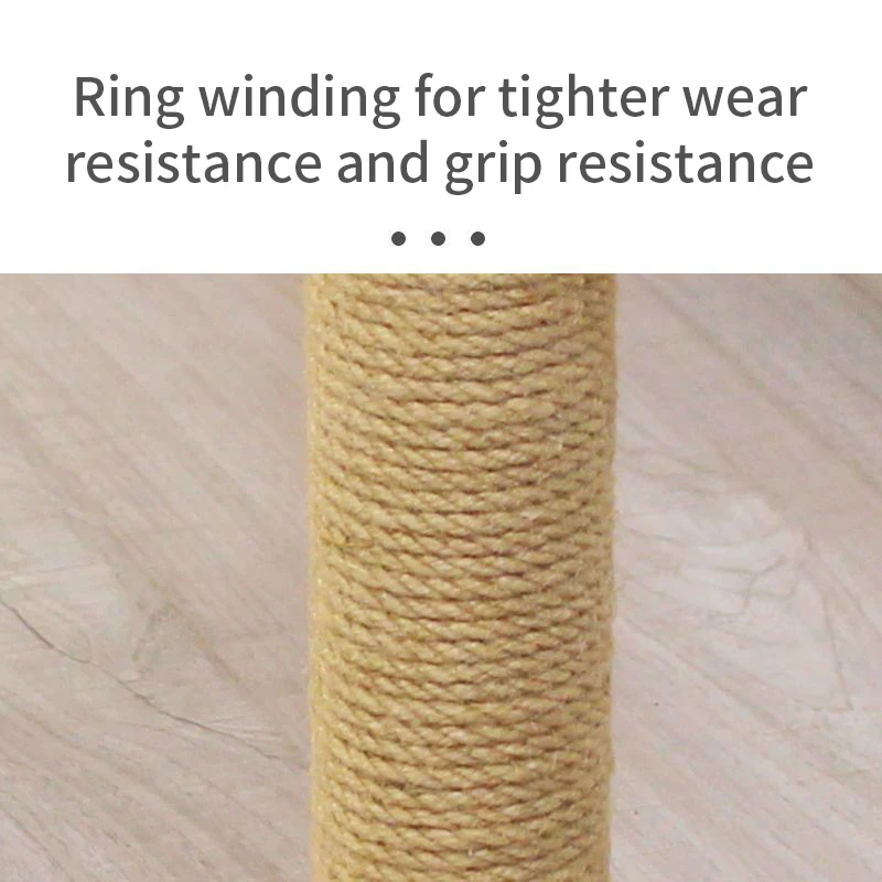 Cuerda de Sisal Natural de 10M para rascar gatos, cuerda para rascar árboles, juguete DIY, garra de pata, Protector de muebles, poste rascador, accesorios para gatos - imagen 4