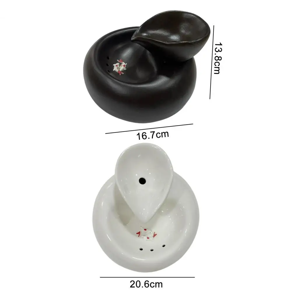 Bebedero ecológico para mascotas con enchufe, dispensador de agua eléctrico reutilizable, antideslizante - imagen 4