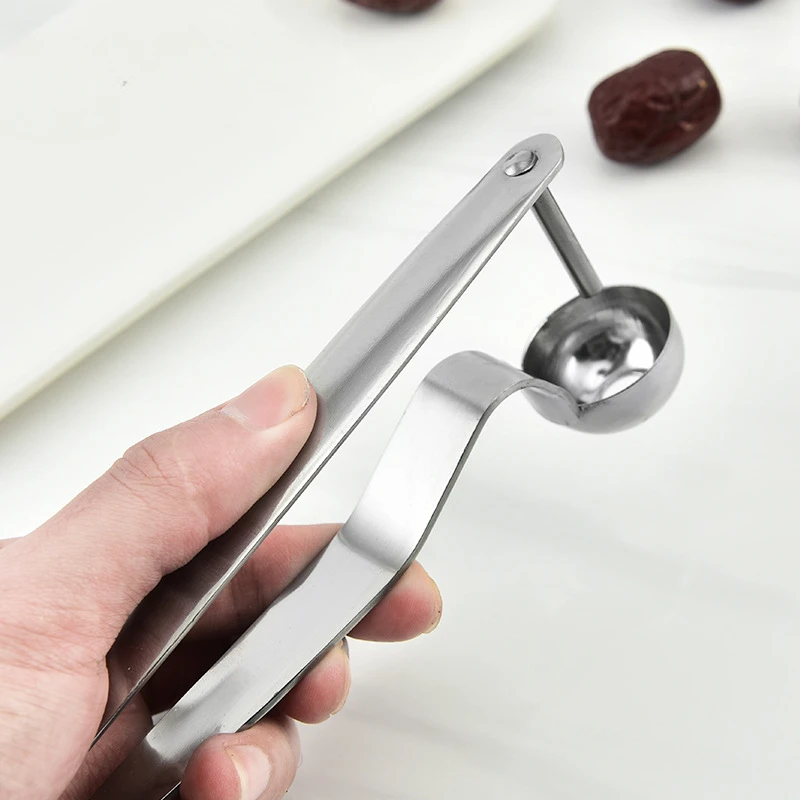 Herramienta de mano de acero inoxidable para deshuesar cereza, máquina removedora de frutas y verduras, accesorios de cocina - imagen 2