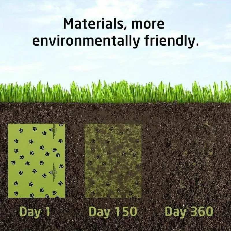 Bolsas biodegradables para excrementos de perro y gato con dispensador - imagen 4