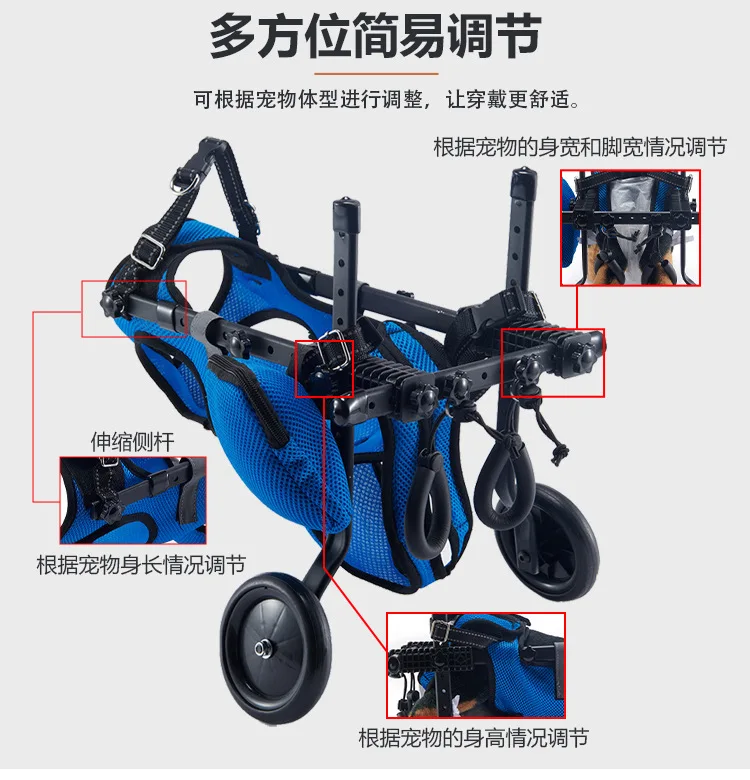Componentes del carrito desmontado