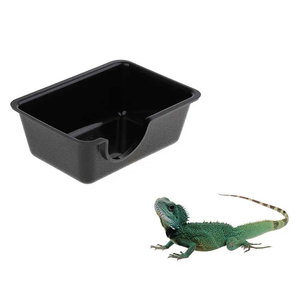 2x Plastic Reptile Shelter Hiding Cave Habitat for Gecko