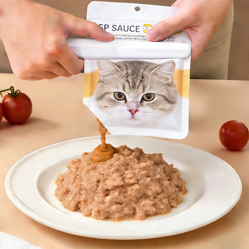 Exprimidor magnetico de comida humeda para gatos accesorio practico - imagen 4