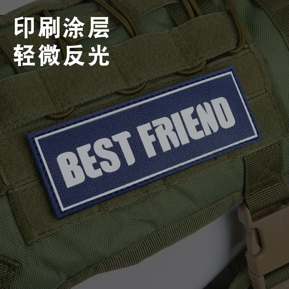 Accesorios reflectantes para correa de perro K9 con velcro, suministros para mascotas con velcro extraíble - imagen 3