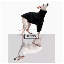 Chaqueta reversible terciopelo para Whippet – Abrigo cálido de invierno
