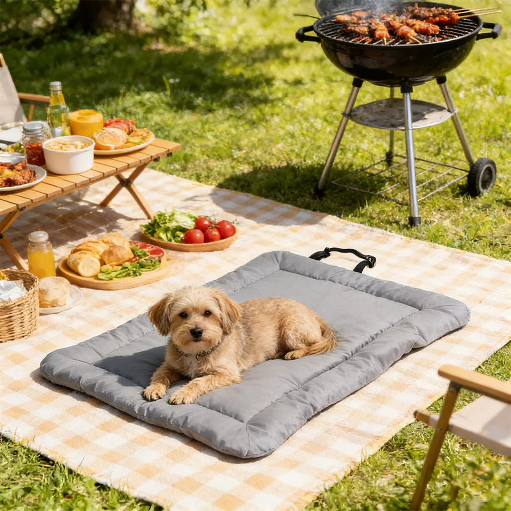 Cama plegable camping impermeable para perros y gatos