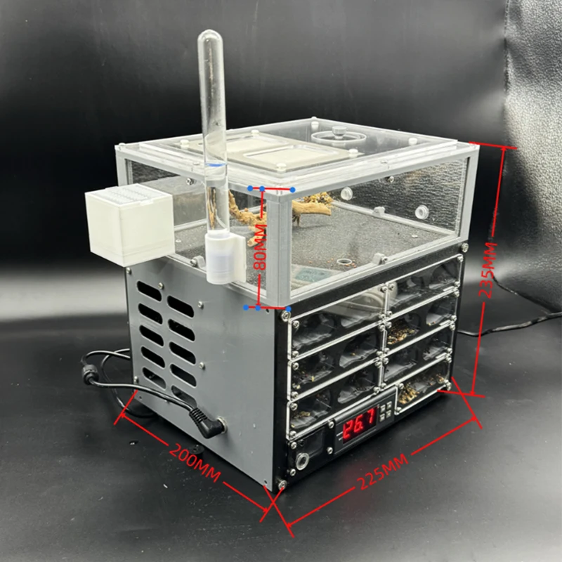 Nido de hormigas de temperatura constante para granja de hormigas, calefacción de enfriamiento, nido de hormigas grande, gran capacidad, impresión 3D, expansión ilimitada - imagen 3