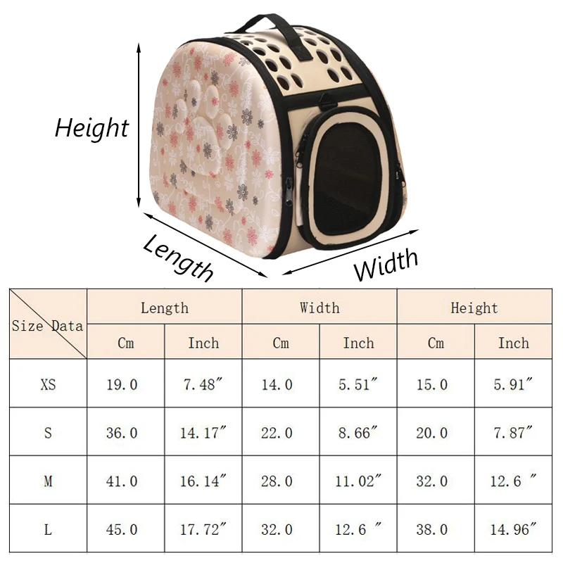 Bolsa de transporte transpirable para animales pequeños, bolso de hombro individual para mascotas, conejo, pájaro, Chinchillas, cachorro, gato, perro, erizo - imagen 2
