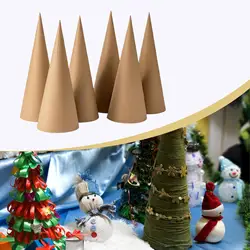 Conos decorativos de papel kraft para Halloween y Navidad para gatos