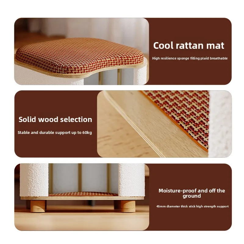 Cama refrescante de madera para gatos – Ideal verano - imagen 3