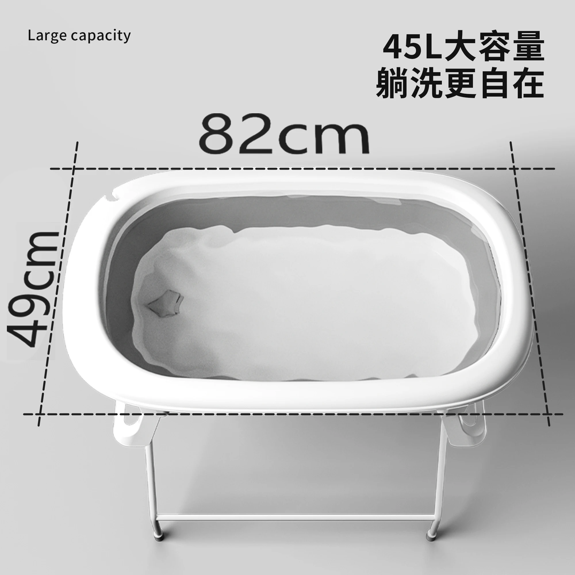 Bañera para perros y cachorros, bañera elevada para gatos, baño para perros, baño plegable - imagen 3