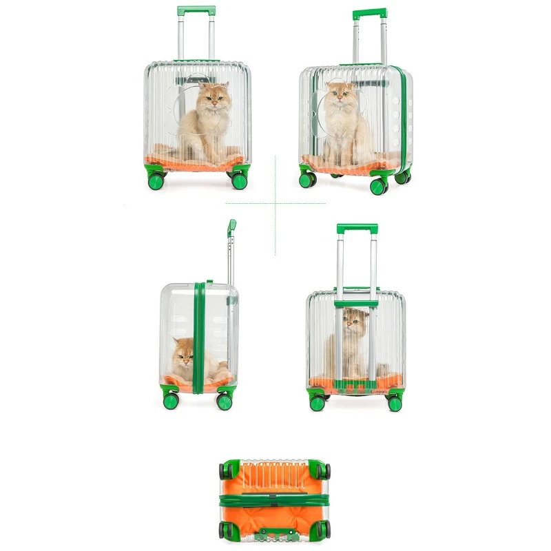 Transportín con ruedas para gatos y perros – Maleta práctica - imagen 5