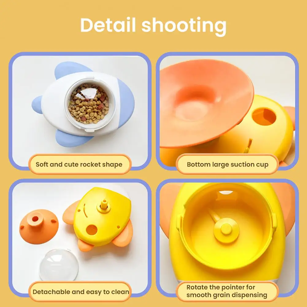 Juguete para mascotas, bola alimentadora lenta para perros y gatos, vaso dispensador de golosinas, juguete interactivo para cachorros para enriquecimiento y liberación de energía - imagen 4