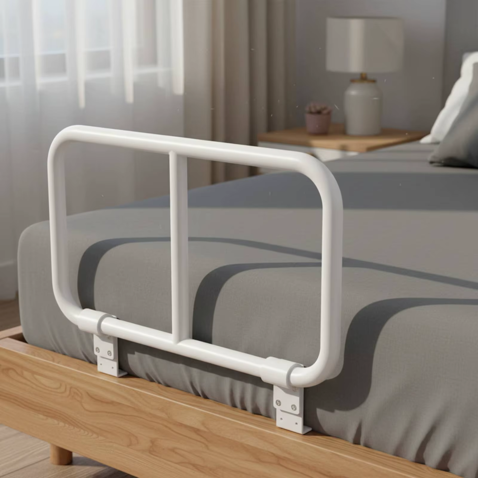 Barra de seguridad plegable para perros y gatos ancianos en cama - imagen 2