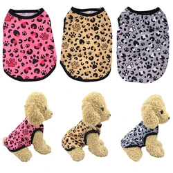 Chaleco leopardo para perros y gatos - ropa veraniega comoda