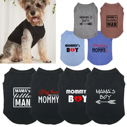 Camiseta transpirable de verano para gatos y perros - estampado mamá