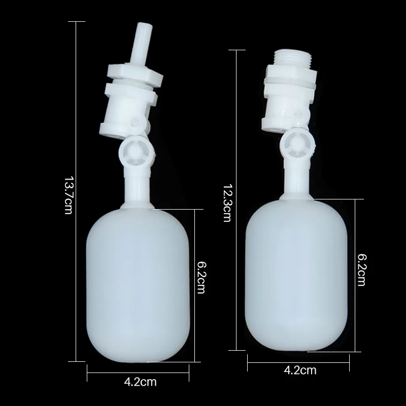 Válvula de bola flotante de llenado automático ajustable de 1/4 "y 3/8", interruptor de Control de agua para tanque de agua de torre de agua - imagen 3
