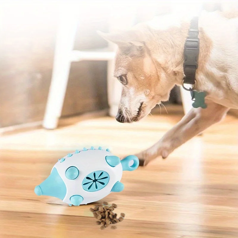 Juguetes interactivos de comida con fugas para perros, juguete de limpieza de dientes de perro resistente a mordeduras, juguete alimentador lento para mascotas, accesorios para perros y gatos - imagen 4