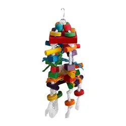 Voladera con percha para loro y periquitos – Jaula pequeña para pájaros