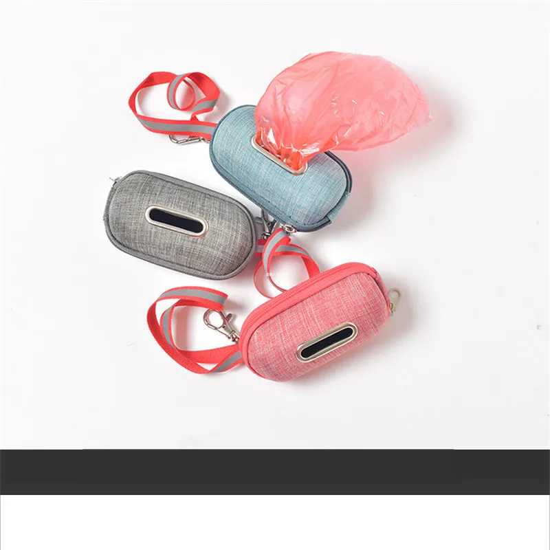 Dispensador de bolsas para excrementos de perro, suministros de limpieza para cachorros, soporte con cuerda, caja de basura para residuos, productos para mascotas - imagen 4