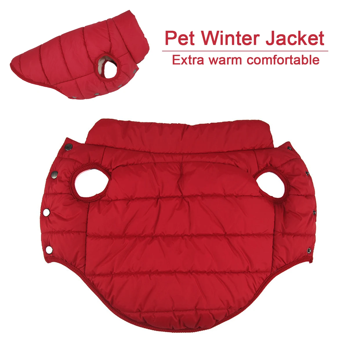 Abrigo de algodón para mascotas, ropa de Navidad para perros grandes, abrigo para cachorros, ropa de invierno, ropa de piel para mantener el calor, Otoño e Invierno - imagen 5