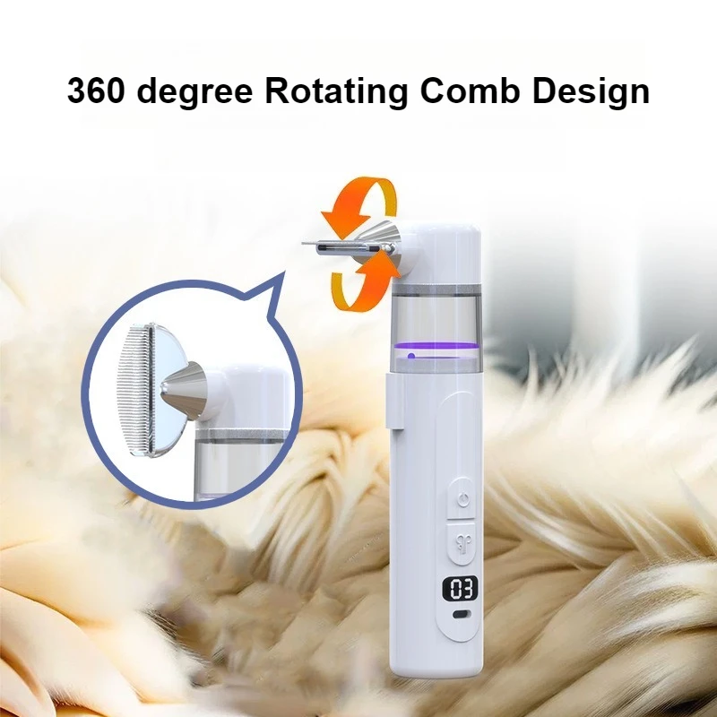 Pet Lice Comb Dog Puppy Electric Anti Lice Comb Accessories Pets Cats Dog Brush Cleaning Dog Grooming Equipment Care Supplies - imagen 3