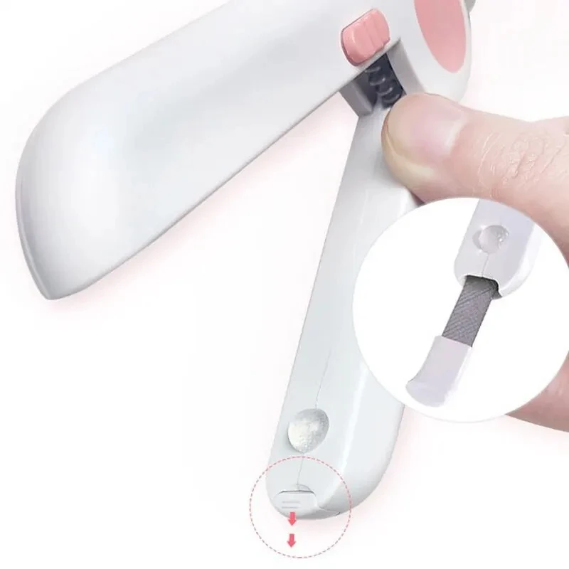 Pet Nail Clippers LED Lights Stainless Steel Scissors Professional Safe Dog Nail Clippers Cat Claw Nail Cleaning Supplies - imagen 5