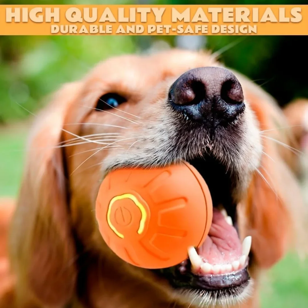 Pelota interactiva recargable USB automática para perros y gatos - imagen 4