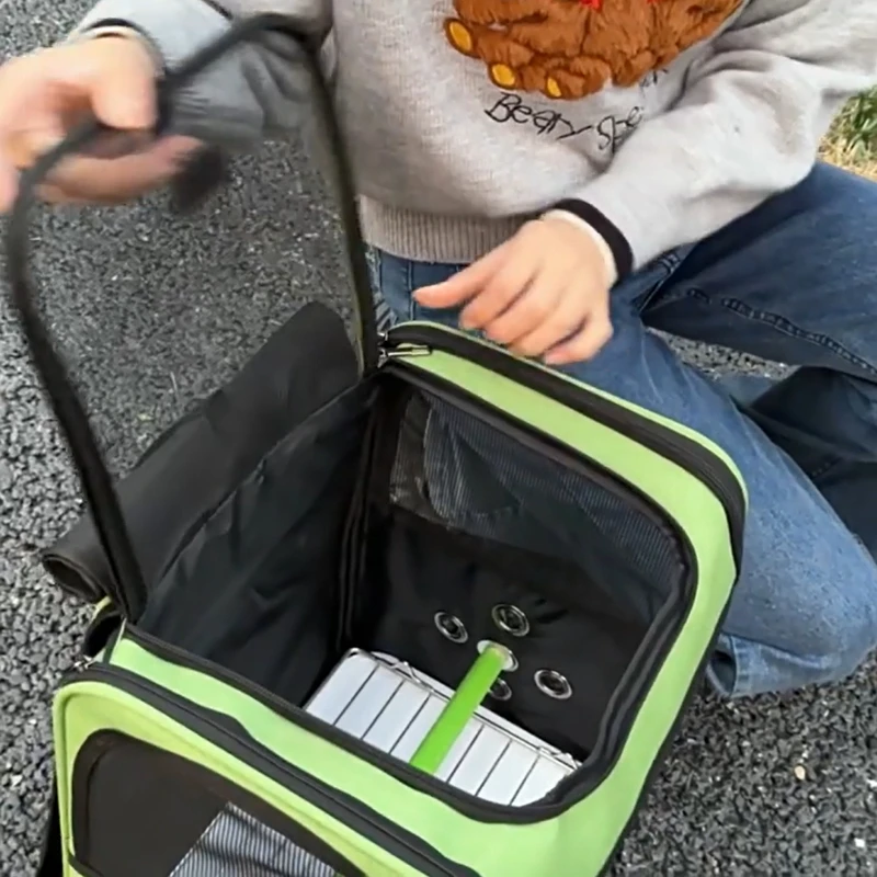 Mochila transportín transpirable para loros, periquitos y cacatúas - imagen 5