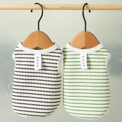 Chaleco transpirable de rayas para perros y gatos – Ligero de verano