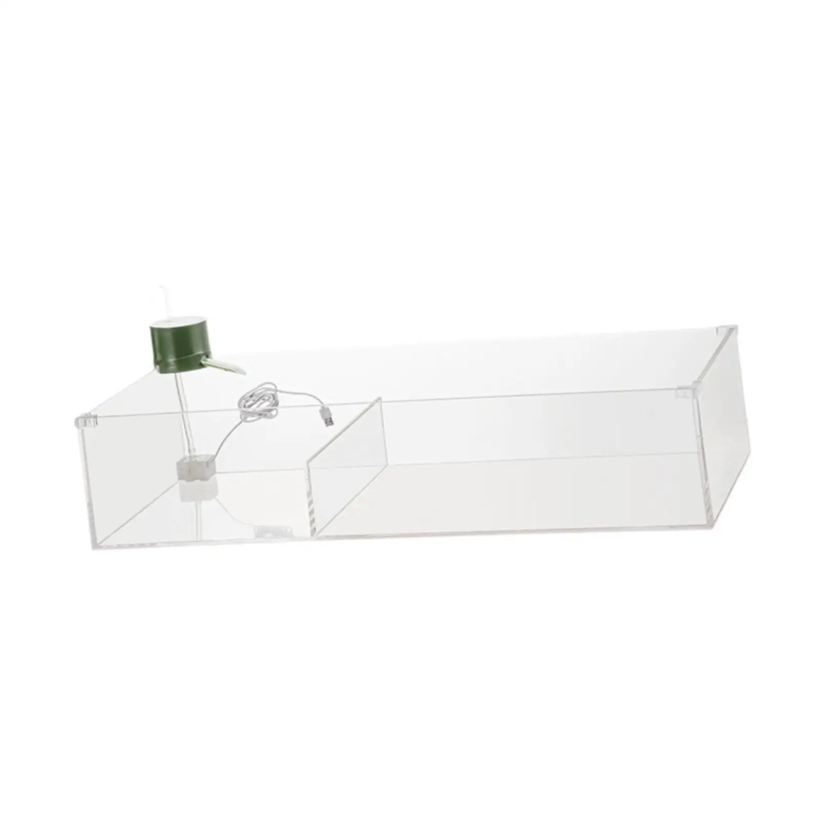 Turtle Tank with Adjustable Water Pump Filter, Full View Visually Tortoise Aquarium Habitat, Easy Changing Water and Clean