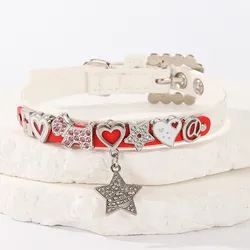 Collar con lazo y diamantes para gato