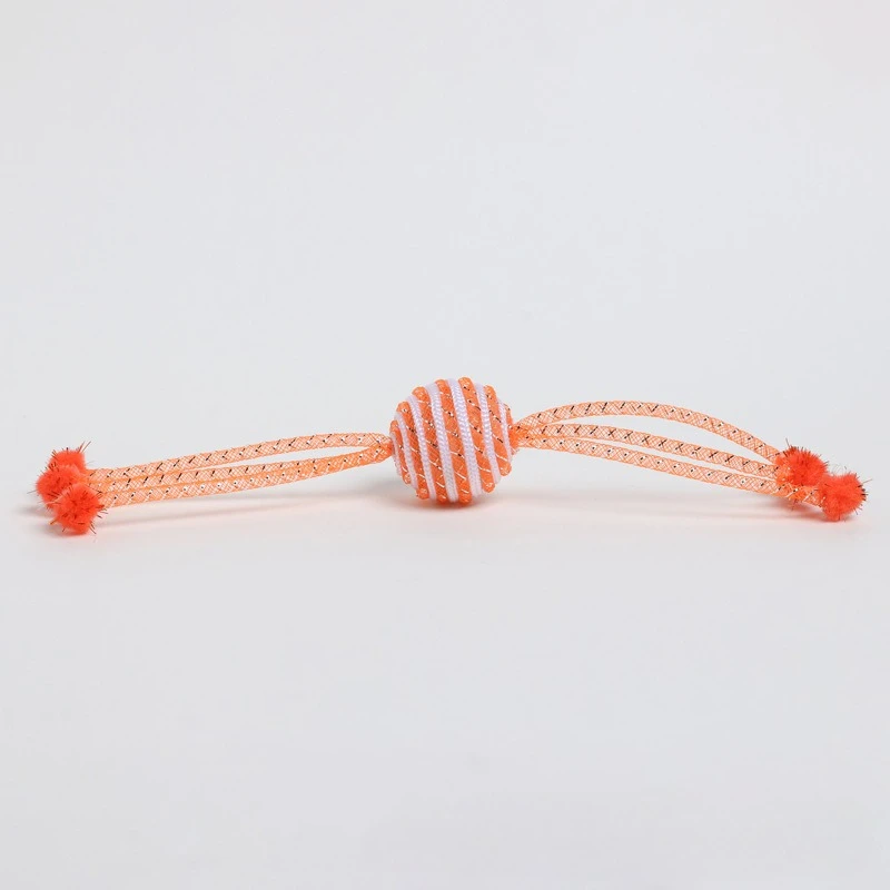 2 uds/4 Uds. Bola de cuerda de juguete para gatos, juguete para gatitos, pelota para morder con garra, juguetes interactivos para mascotas - imagen 4