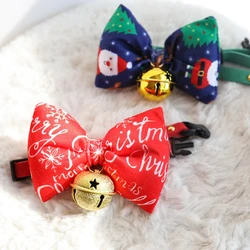 Collar con lazo navideño para gatos y perros pequeños – Decorativo