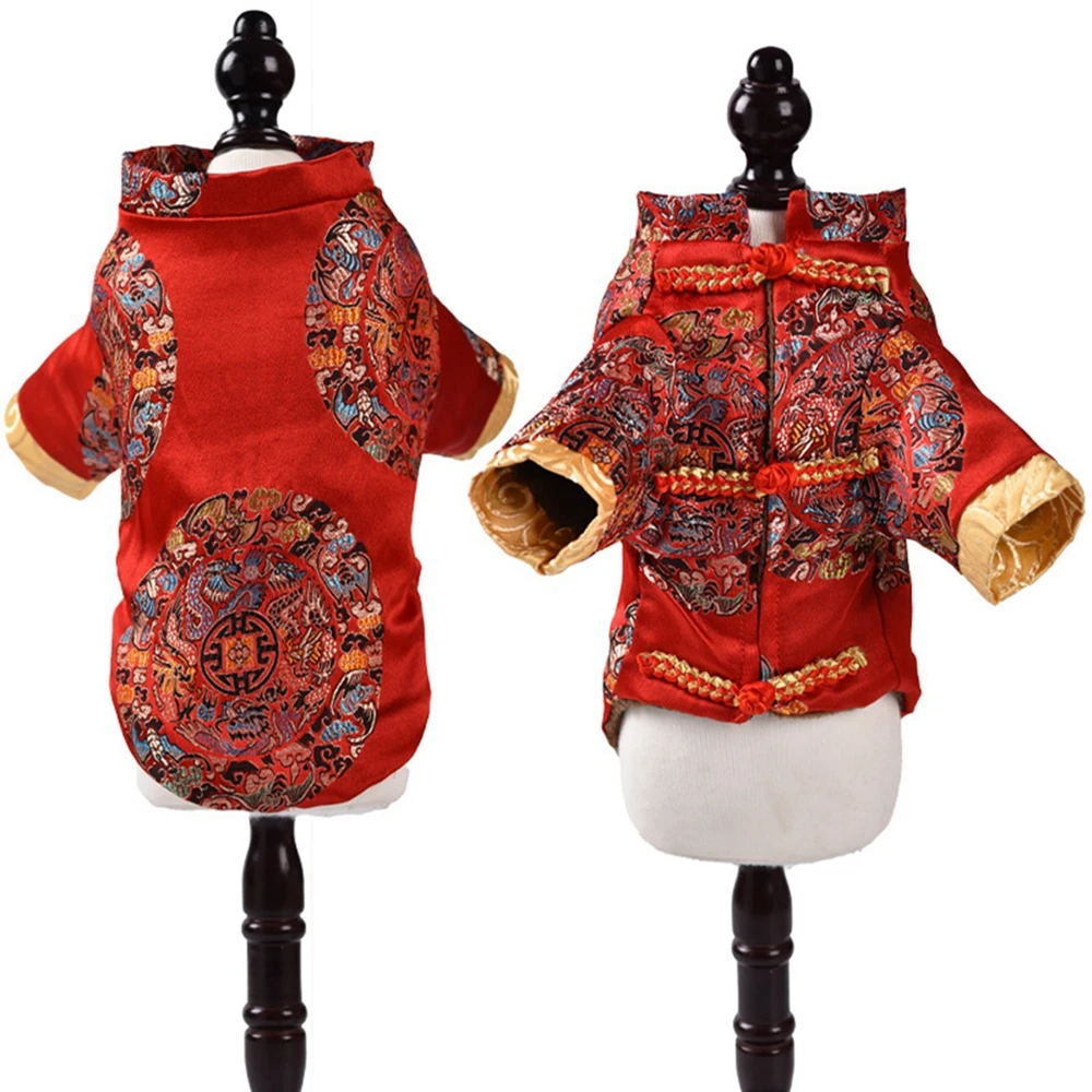 Traje Tang Año Nuevo mascotas - vista completa