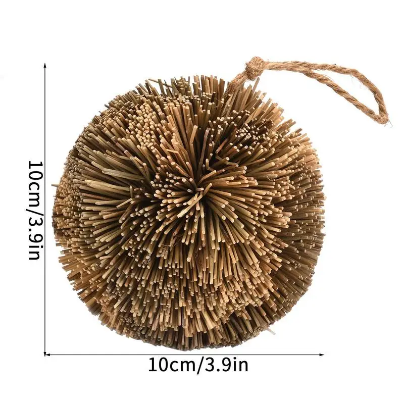 Bolas para masticar conejos, bolas de hierba hechas a mano para encías y dientes de mascotas, animales pequeños, juguetes para el cuidado Dental, conejos, Chinchilla, Guinea - imagen 5