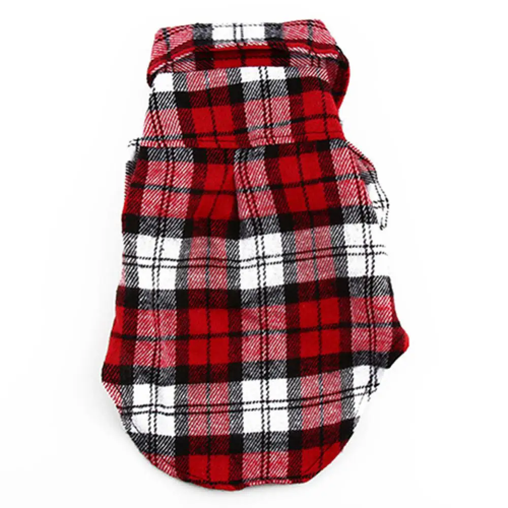 Small Dog Jacket dog clothes Pet Plaid Shirt Lapel Coat Cat Jacket Clothes Costume Tops dog accessories одежда для собак 2021 - imagen 5