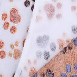 Manta para gatos y perros – Gruesa y cálida con estampado de huellas
