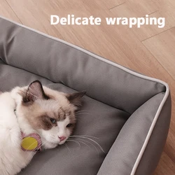 Estera de cama impermeable para perros y gatos - cojín resistente