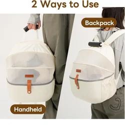 Mochila transportín cápsula transpirable espaciosa para gatos y perros
