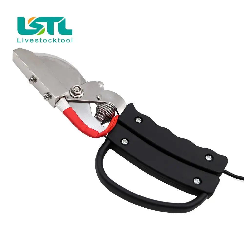 Pinzas de cola rota con calefacción eléctrica para lechones, pinza hemostática para cerdo, tijeras, Clip - imagen 3