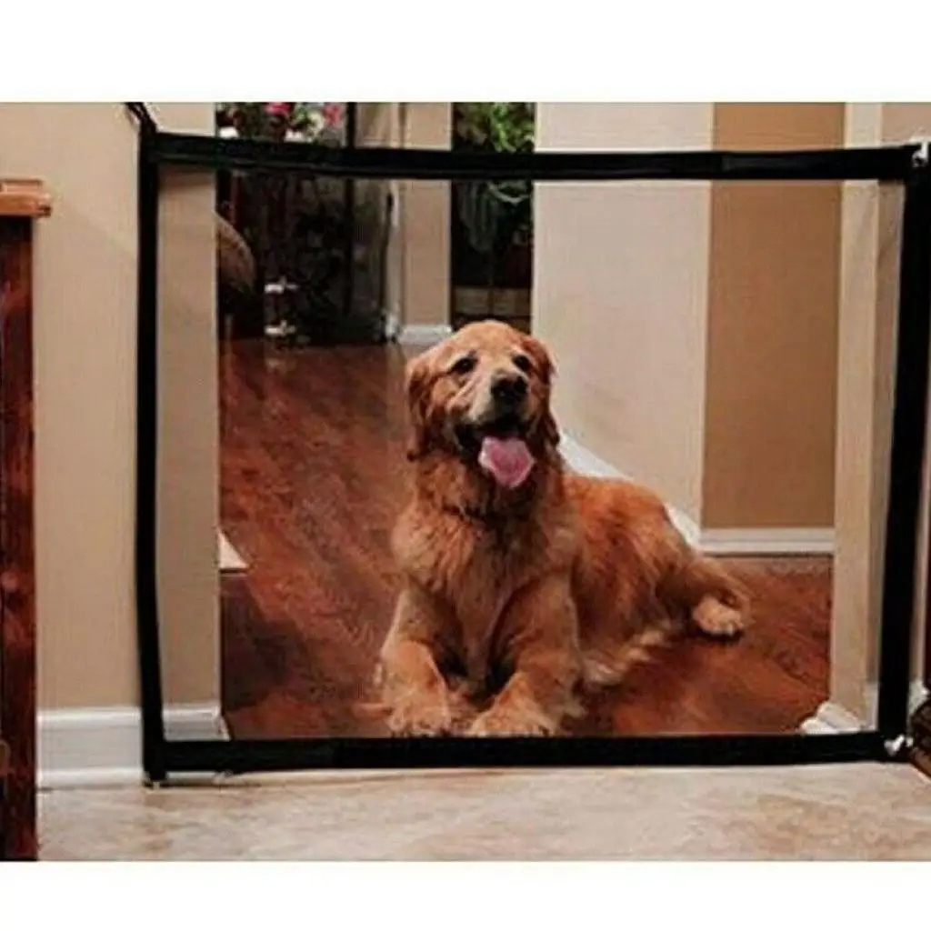 Pet Mesh Gate Dog Cat Safe Net Fence Guards Kitchen 71/43x28'' Safety Sticks Pet Mesh Gate Dog Cat Safe Net Fence Guards Kitchen 71/43x28'' Safety Sticks