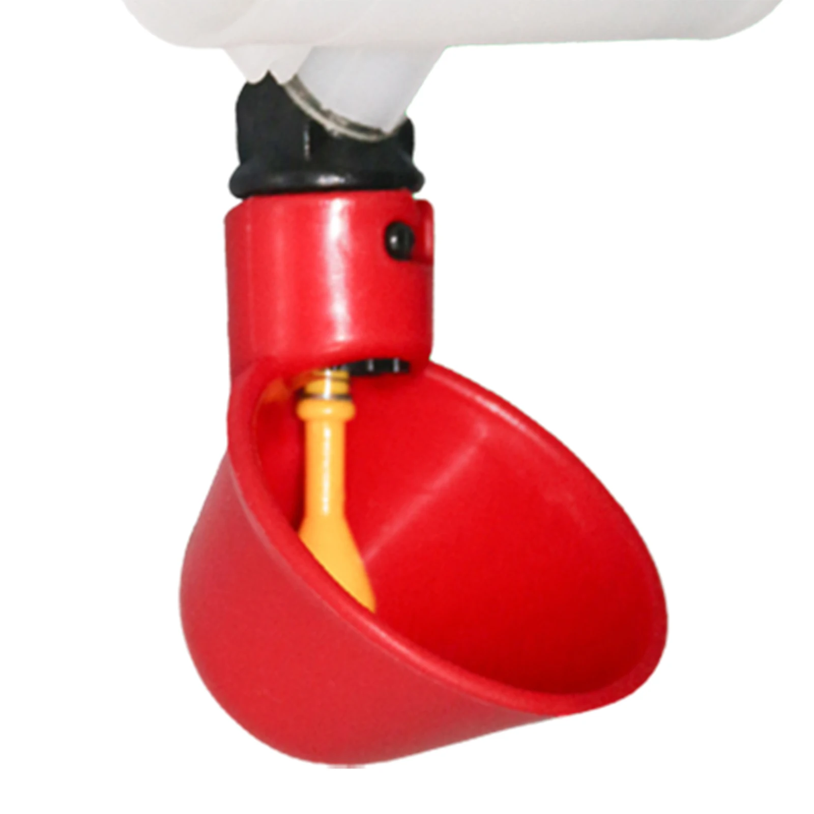 Bebedero de plástico para aves de corral, alimentador automático de 5 piezas, botellas de agua para pollo, gallina, pájaro, pato, ganso, dispensador de alimentos - imagen 5