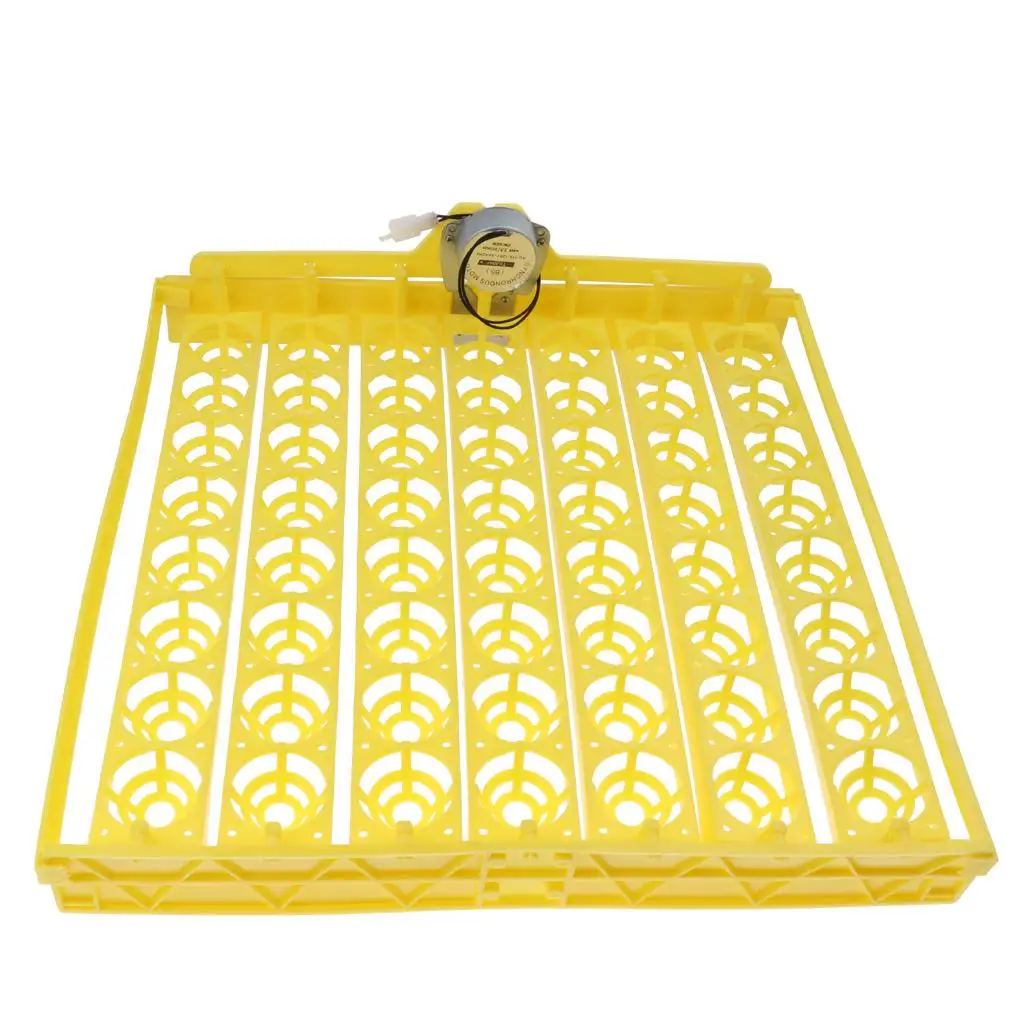 56 Chicken Duck Quail Goose Pigeon Bird Poultry Eggs Tray Motor Automatic Incubator ing Turner 110V