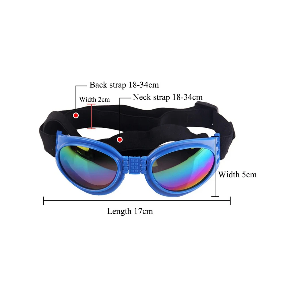Gafas plegables para perros, 6 colores, previenen los rayos UV, gafas para gatos, perros, gafas de sol de moda, gafas para perros, accesorios para fotos para mascotas - imagen 4