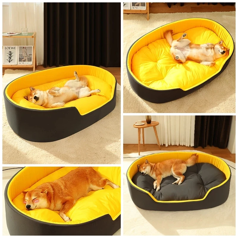 Cama cálida para mascotas, cojín para perros pequeños, medianos y grandes, camas para dormir, cestas impermeables, tapete para casa de gatos, manta, productos para mascotas - imagen 4