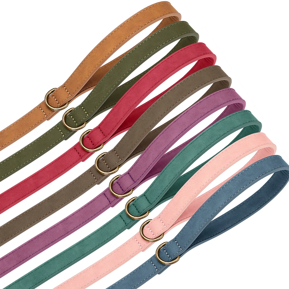 Correa de paseo para perros pequeños y medianos – Cuero PU resistente - imagen 3