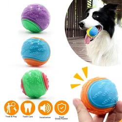 Juguetes interactivos para perros - Pelota chirriante y TPR suave